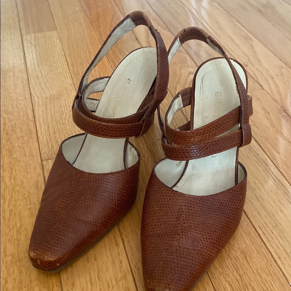Gorgio Armani business/evening  3” leather shoes $72.00 Amazingly comfortable,